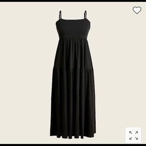 J. Crew Tie-back knit tiered dress
